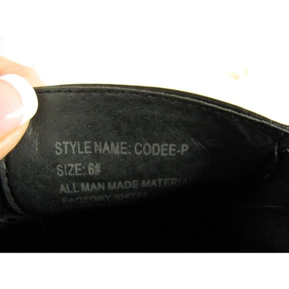 Steve Madden Loafers 6 Black Vegan Leather - Picture 5 of 6